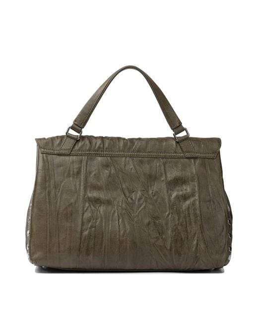 Zanellato Brown "Postina Plissé" Hand Bag