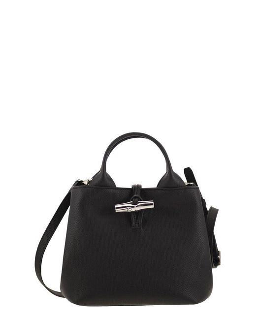 Longchamp Black Le Roseau