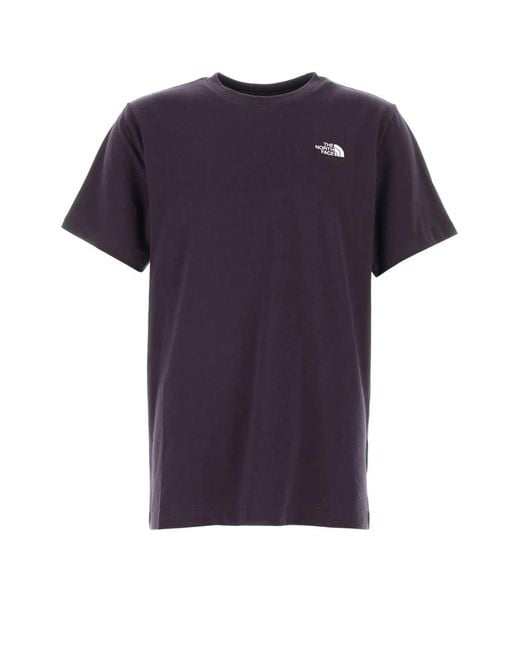 The North Face Purple M Evolution Simple Dome Regular Short Sleeve Tee for men
