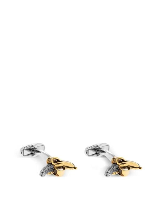 Paul Smith White Cufflink Banana for men