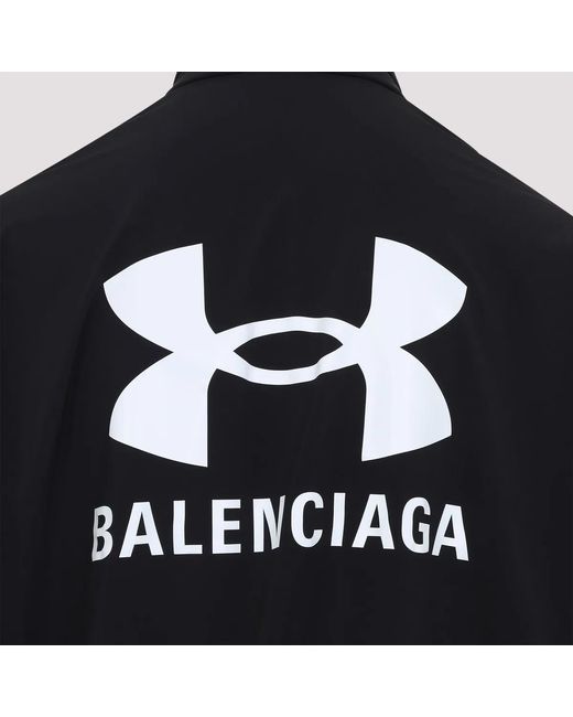 Balenciaga Black Stretch Nylon X Under Armour Jacket