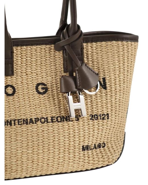 Hogan Natural Address Mini Shopping Bag