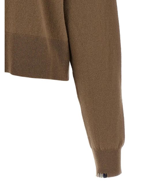 Extreme Cashmere Brown 'N°170 Chou' Cardigan