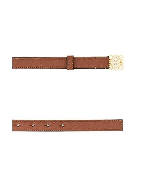 Loewe Brown Caramel Leather Belt