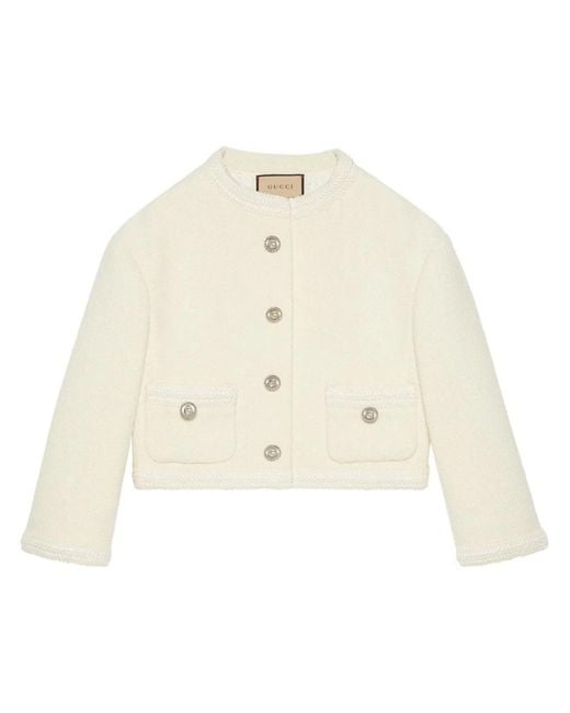 Gucci Natural Tweed Jacket