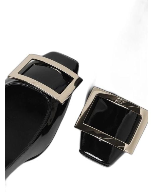 Roger Vivier Black Belle Vivier Trompette Pumps