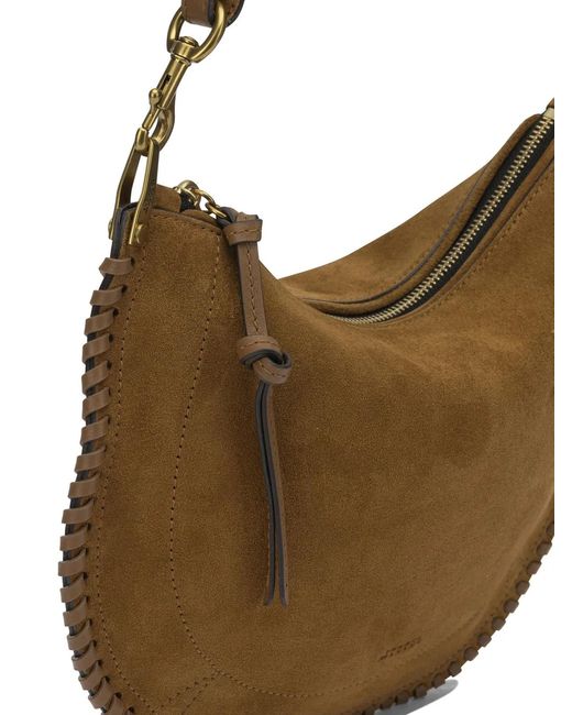 Isabel Marant Brown "Oskan Soft" Small Shoulder Bag