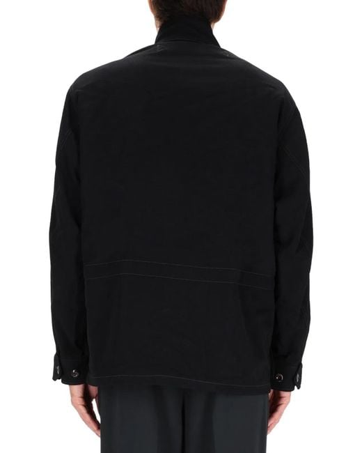 Lemaire Black "Soft Field" Jacket for men
