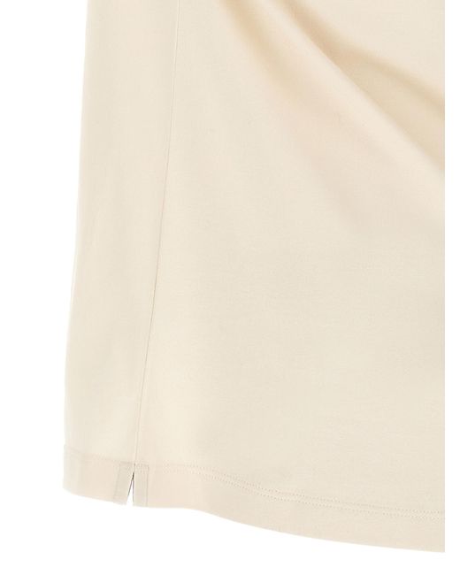 Brunello Cucinelli Natural 'Ars Imitatur Naturam' T-Shirt for men