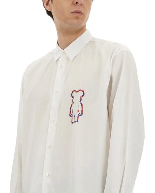 Comme des Garçons White Comme Des Garcons Shirt Poplin Shirt for men