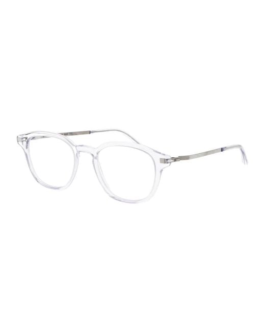 Mykita Metallic C72 Limpid/Shiny Clear Steel Glasses