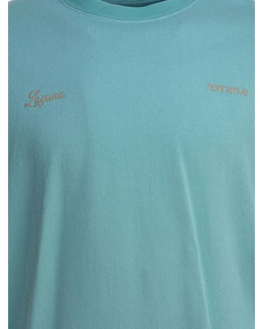 Nonnative Blue Cotton T-Shirt for men