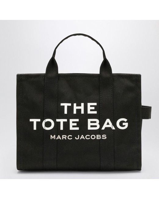 Marc Jacobs Black Canvas Medium Tote Bag