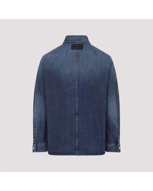 Givenchy Blue Overshirt for men