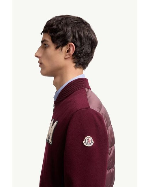 Moncler Red Cardigan for men