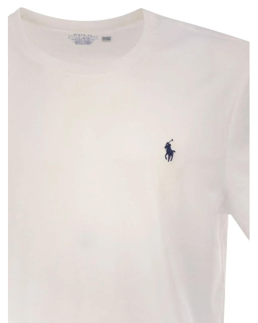 Polo Ralph Lauren White Custom Slim-Fit Jersey T-Shirt for men