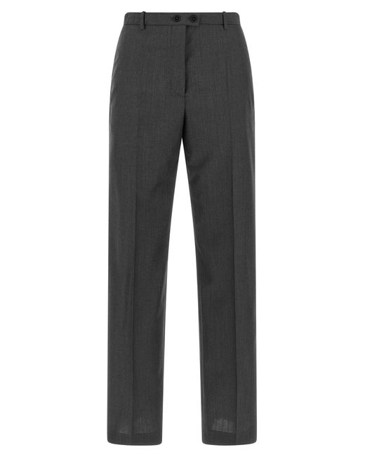 Jil Sander Gray Wool Dress Pants
