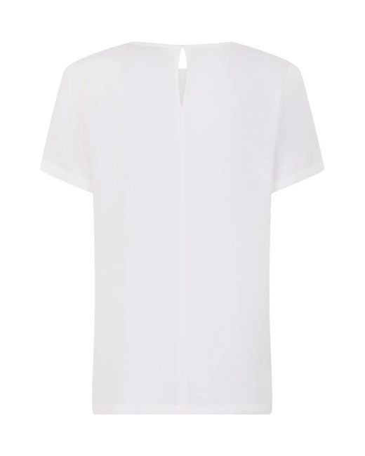 Max Mara White Short Sleeve Shirt