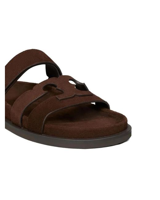 Tory Burch Brown Ines Sandals