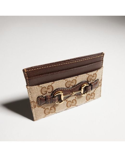 Gucci Brown Small Zip Around Wallet