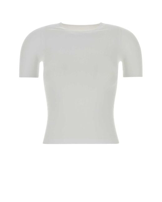 Gucci White Jersey Tops