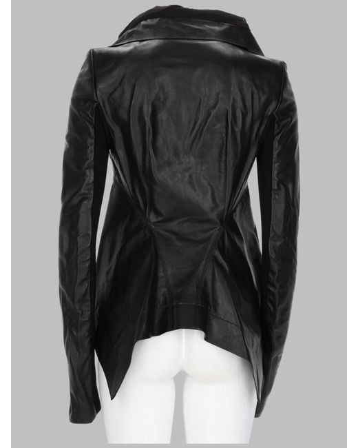 Rick Owens Black Giacca Biker