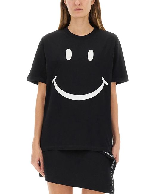 Moschino Black "Smiley" T-Shirt