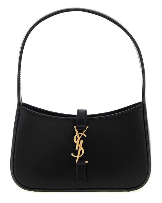 Saint Laurent Black 'Hobo Le 5 À 7' Mini Handbag