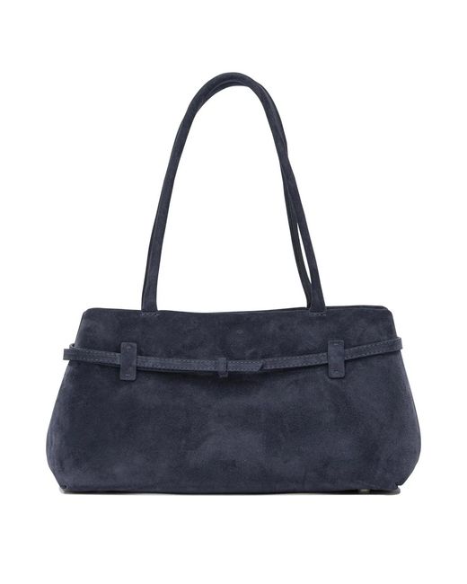 MANU Atelier Blue "Le Cambon East West" Medium Shoulder Bag
