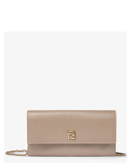 Fendi Multicolor Ff Continental With Chain