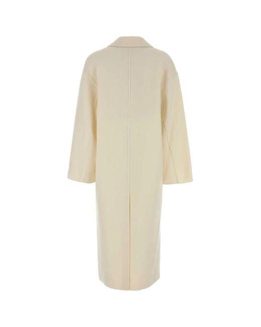 Loulou de Saison White Borneo Lds Long Coat