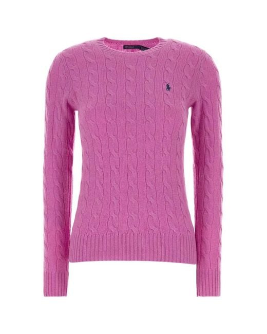 Polo Ralph Lauren Pink Julianna-Long Sleeve-Pullover