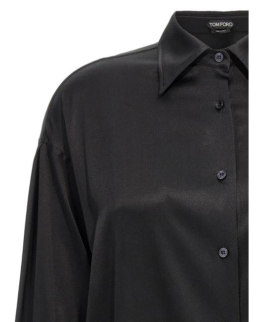 Tom Ford Black Silk Shirt