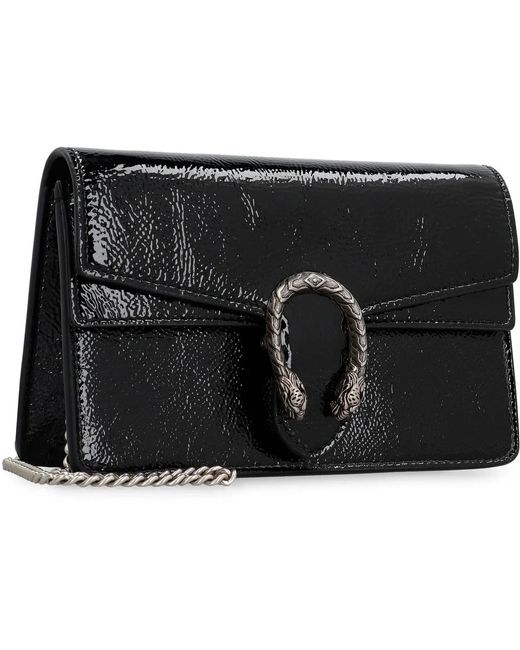 Gucci Black Dionysus Super Mini Shoulder Bag
