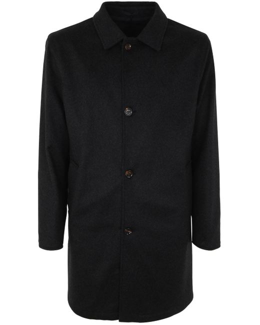 KIRED Black Peak Reversible Coat for men