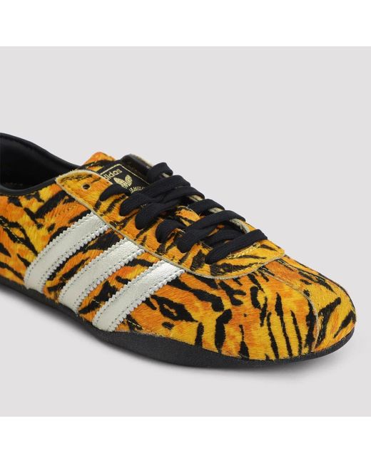 Adidas Originals Brown Tokio Calf Hair Sneakers