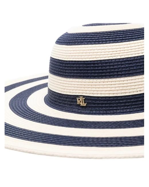 Ralph Lauren White "Stripe" Sun Hat