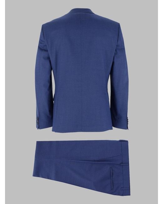 HUGO Blue Tailored Two-Piece Suit for men