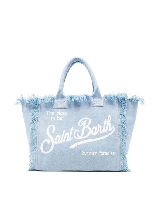 Mc2 Saint Barth Blue "Vanity" Tote Bag