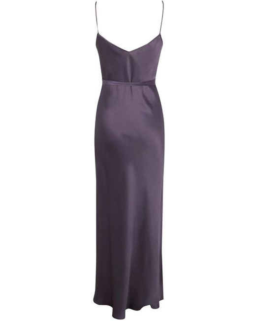 Antonelli Purple "Lukas Norberto" Fit Midi Dress