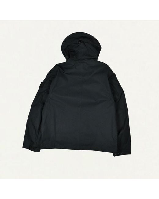 Stone Island Black Logo-Patch Jacket for men