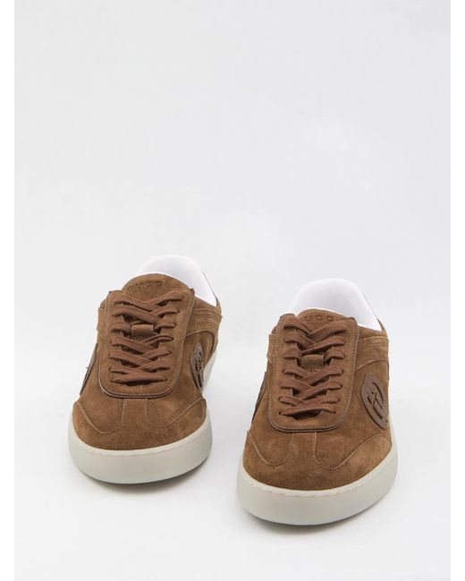 Gucci Brown Suede G75 Sneakers for men