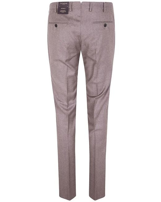 Incotex Gray "Chino Slim Fit" Trousers for men
