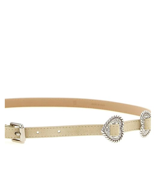 KATE CATE White 'Ranchera' Belt