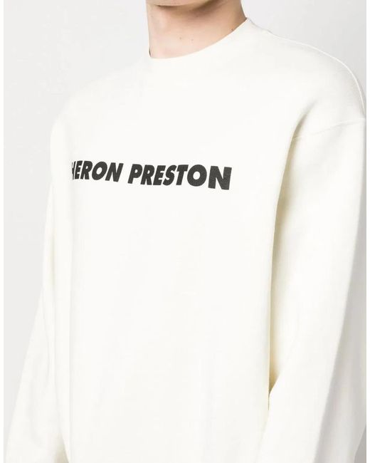 Heron Preston White This Is Not Logo Sweatshirt for men