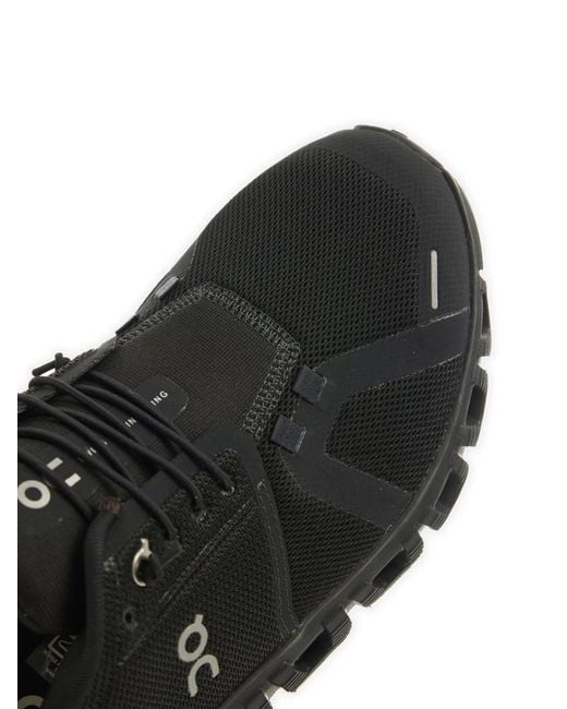 On Shoes Black "Cloud 6" Low-Top Sneakers for men