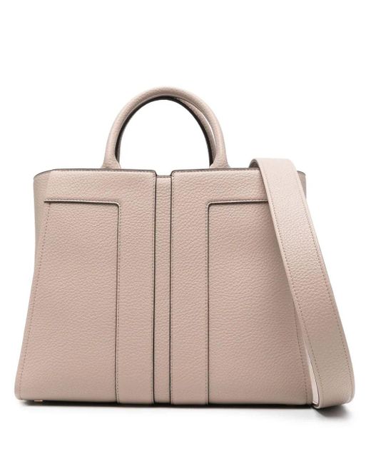 【関税・送料込み】ELISABETTA FRANCHI TOTES PINK TOTES Elisabetta Franchi Textured Tote Bag in Pink | Lyst