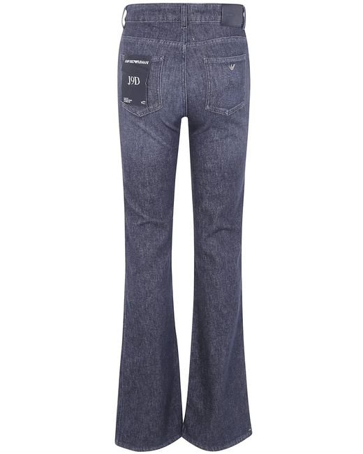 Emporio Armani Blue 5 Pockets Pants Jeans