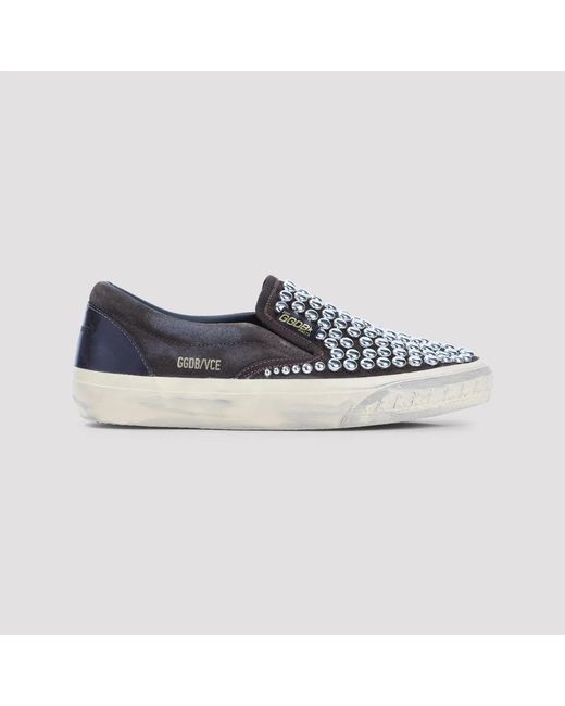 Golden Goose Deluxe Brand Blue Dark Studs Slip-On