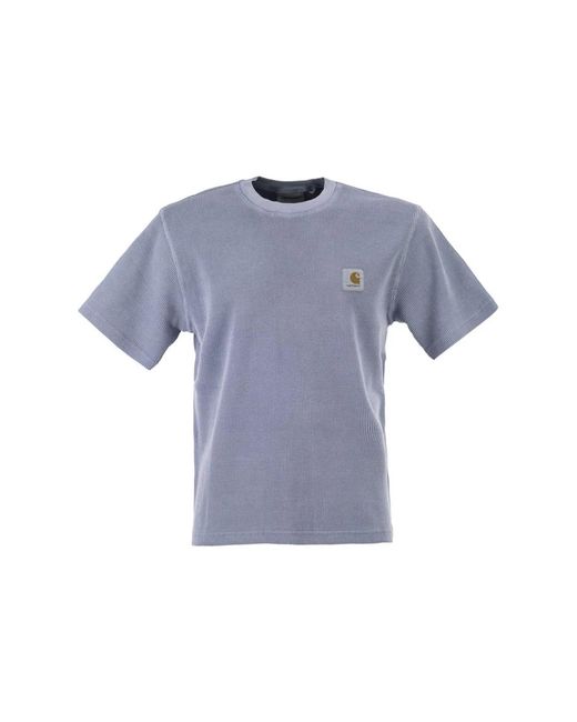 Carhartt Blue T-Shirt With Square Label